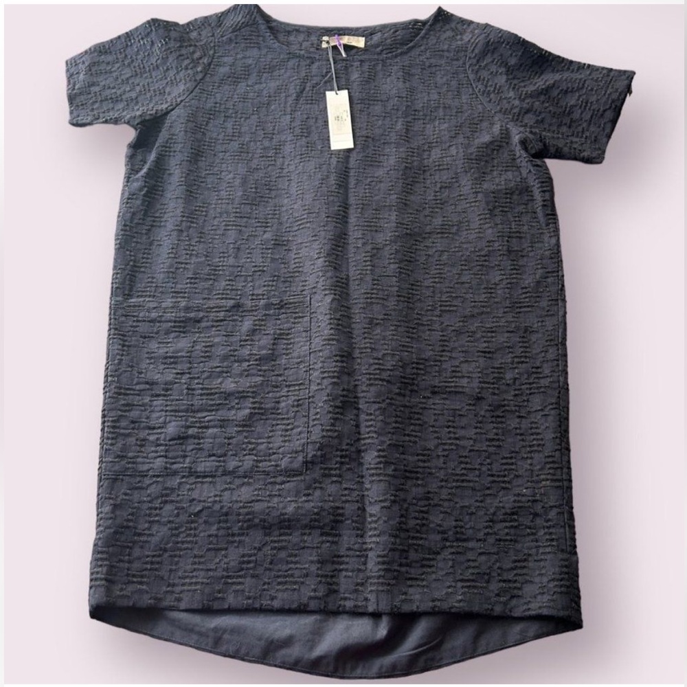 NWT: Humanoid Blue Laken Tunic XS Oversized Cotton
